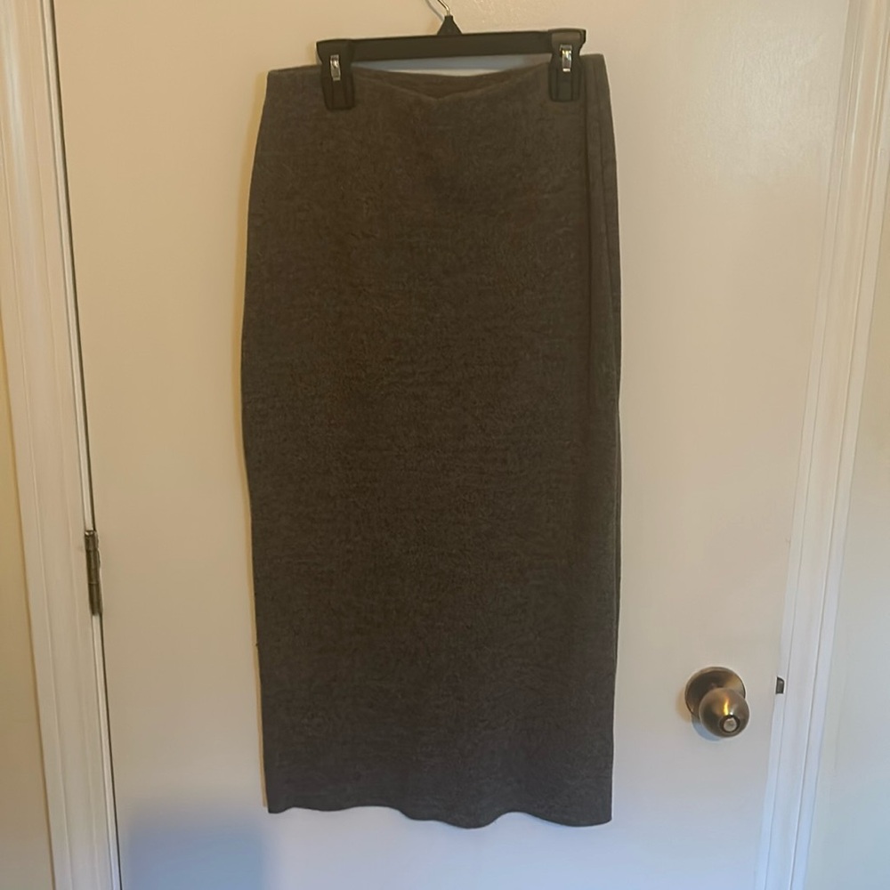 Zara sweater knit midi pencil skirt